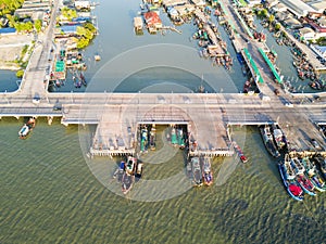 Coastal bridge in Chonburi