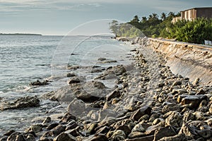 Coastal erosion, climate change