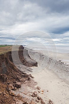 Coastal Erosion at Withernsea, Yorkshire, UK