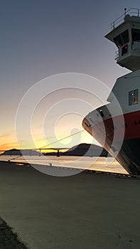 Coastal ferry in Sunrise