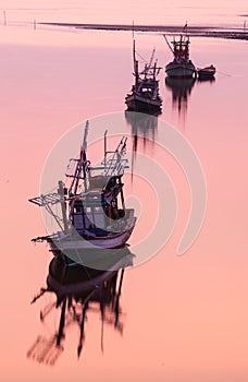 Coastal fisheries boat in Thailand