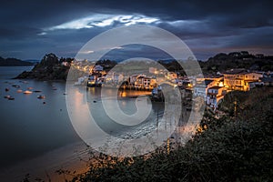 Coastal fishing town of Redes photo