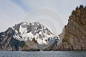 Coastal fjord Seward, Alaska photo