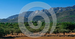 Coastal Foothills and mountains of Spain.