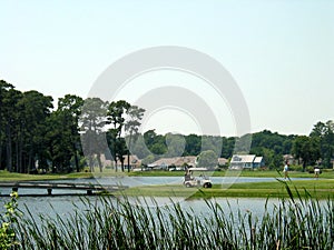 Coastal golf course