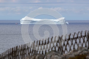 Coastal iceberg