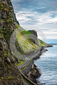 Coastal Island Road on the Isle of Mull, Hebrides, Scotland photo