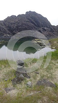 Coastal lake on Vancouver island