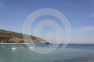 Coastal landscape of Arrabida in Portugal