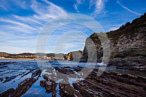 Playa de Muriola beach, Basque Country photo