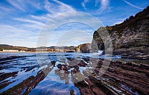 Playa de Muriola beach, Basque Country photo