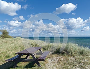 Coastal Landscape on Fehmarn,baltic Sea,Schleswig-Holstein,Germany