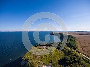 Coastal Landscape at Kap Arkona on Ruegen Island baltic Sea