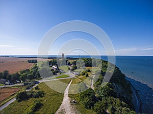 Coastal Landscape at Kap Arkona on Ruegen Island baltic Sea