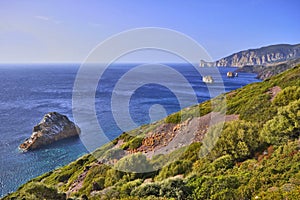 Coastal landscape Sardinia