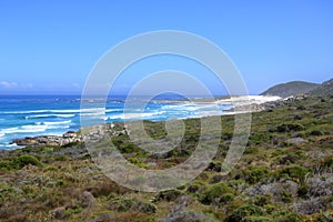 Coastal landscape View of Cape of Good Hope, South Africa