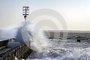 Coastal light and storm