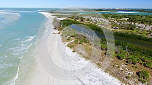 Coastal line in Naples, Florida