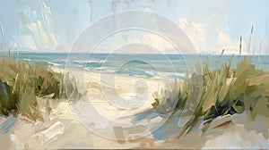 Coastal Oasis: A Vibrant Study of Sun, Sand, and Serenity