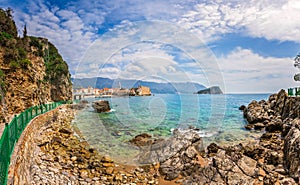 Coastal path in Budva