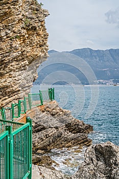 Coastal path in Budva