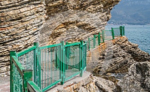 Coastal path in Budva