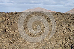 Coastal path in Lanzarote