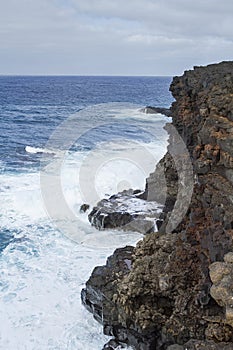 Coastal path in Lanzarote