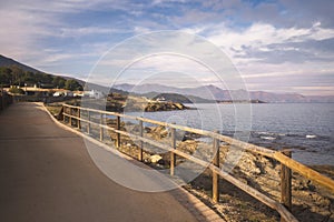 Coastal Path between Llanca and Port de la Selva in Costa Brava, Catalonia