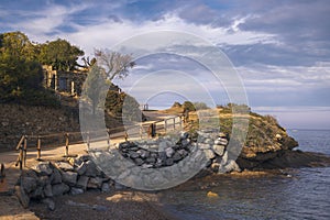 Coastal Path between LlanÃ§a and Port de la Selva in Costa Brava, Catalonia