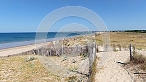 Coastal path of Pen-Bron naturist beach