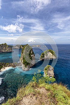 Coastal Portrait View on Nusa Penida