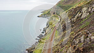 Coastal Railway  County Wicklow  Ireland