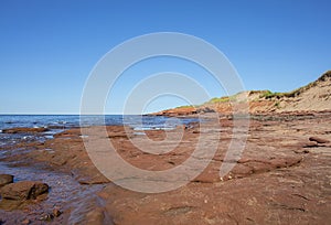 Coastal Red Rock Formations