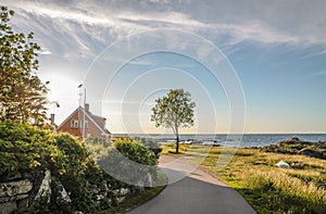 Coastal road on Bornholm