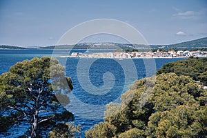 Coastal road from Zadar to Split