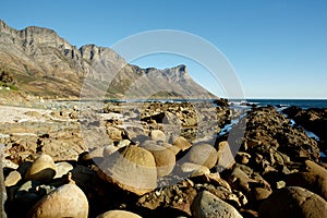 Coastal rock formations