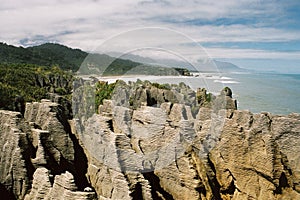 Coastal rock formations