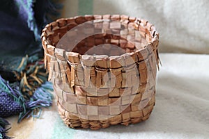 Coastal Salish Cedar Root Basket- 2