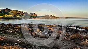 Coastal Scene Buceo Beach, Montevideo Uruguay photo