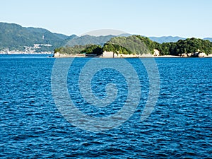 Coastal scenery of Etajima Island in Seto Inland Sea, Japan