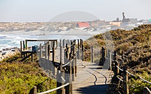 Coastal scenes in Port Nolloth, South Africa