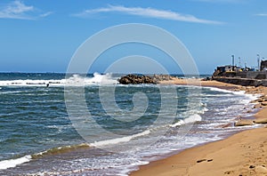 Coastal Seascape at Umdloti Beach in South Africa