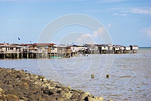 Coastal Slums of Tawau photo