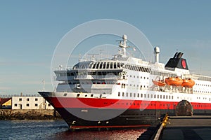 Coastal steamer in Lofoten