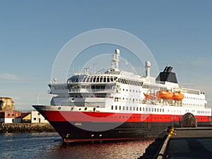 The coastal steamer in Lofoten