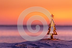 Coastal summer Christmas in Australia photo