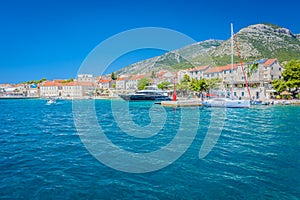 Coastal town Bol in Croatia, Europe.