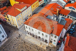 Coastal town Koper in Slovenia