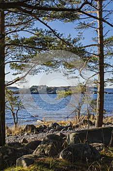 Coastal view of Porkkalanniemi, Kirkkonummi, Finland
